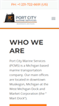 Mobile Screenshot of portcitymarine.com