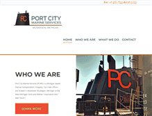 Tablet Screenshot of portcitymarine.com